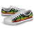 New Caledonia Low Top Canvas Shoes - Reggae Tentacle Turtle - Polynesian Pride