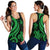 New Caledonia Women's Racerback Tank - Green Tentacle Turtle - Polynesian Pride