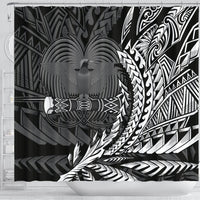 Papua New Guinea Shower Curtains - Wings Style - Polynesian Pride