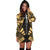 Gambier Islands Hoodie Dress - Polynesian Tattoo Gold - Polynesian Pride