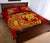 Hawaii Polynesian Quilt Bed Set - Vintage Polynesian Turtle (Red) - Polynesian Pride