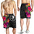 Yap All Over Print Men's Shorts - Polynesian Hibiscus Pattern - Polynesian Pride