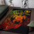 Hawaii Polynesian Personalised Area Rug - Vintage Polynesian Turtle (Reggae) - Polynesian Pride