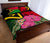 Vanuatu Quilt Bed Set - Vanuatu Flag with Hibiscus - Polynesian Pride