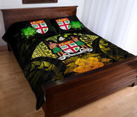 Fiji Polynesian Quilt Bed Set Hibiscus Reggae - Polynesian Pride
