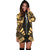 Austral Islands Hoodie Dress - Polynesian Tattoo Gold - Polynesian Pride