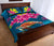 Hawaii Plumeria Kanaka Turtle Sea Quilt Bed Set - Polynesian Pride