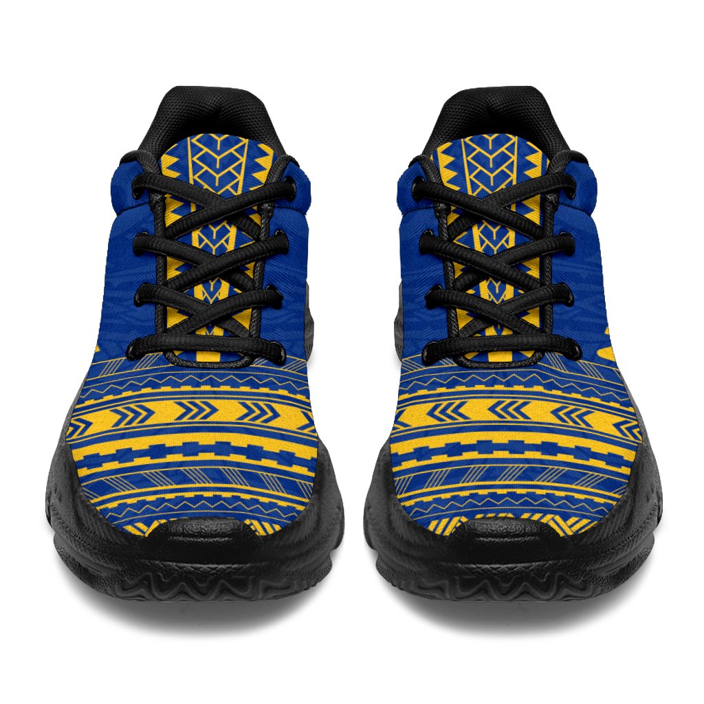 Nauru Chunky Sneakers - Polynesian Chief Flag Version - Polynesian Pride