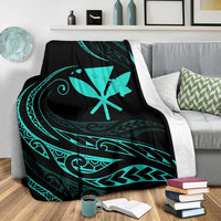 Kanaka Premium Blanket - Turquoise - Frida Style - Polynesian Pride