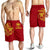 Hawaii Polynesian Men's Shorts - Vintage Polynesian Turtle (Red) - Polynesian Pride