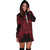 American Samoa Polynesian Hoodie Dress - Map Red - Polynesian Pride