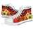Samoa High Top Shoes - Tribal Tuna Fish - Polynesian Pride