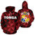 Tonga All Over Hoodie Pattern Style Unisex White - Polynesian Pride