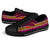 Mate Ma'a Tonga Rugby Low Top Shoe Polynesian Unique Vibes - Black - Polynesian Pride