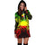 Nauru Polynesian Hoodie Dress Map Reggae - Polynesian Pride