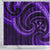 New Zealand Maori Mangopare Shower Curtain Polynesian - Purple - Polynesian Pride