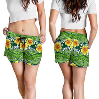 Polynesian Women Shorts - Polynesian Hibiscus Patterns - Polynesian Pride