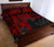 Kosrae Quilt Bed Set - Kosrae Seal In Heartbeat Patterns Style (Red) - Polynesian Pride