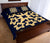 Hawaiian Quilt Bed Set Royal Pattern - Indigo - A1 Style - Polynesian Pride