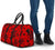 Polynesian Turtle Palm And Sea Pebbles Red Hawaii Travel Bag - Polynesian Pride