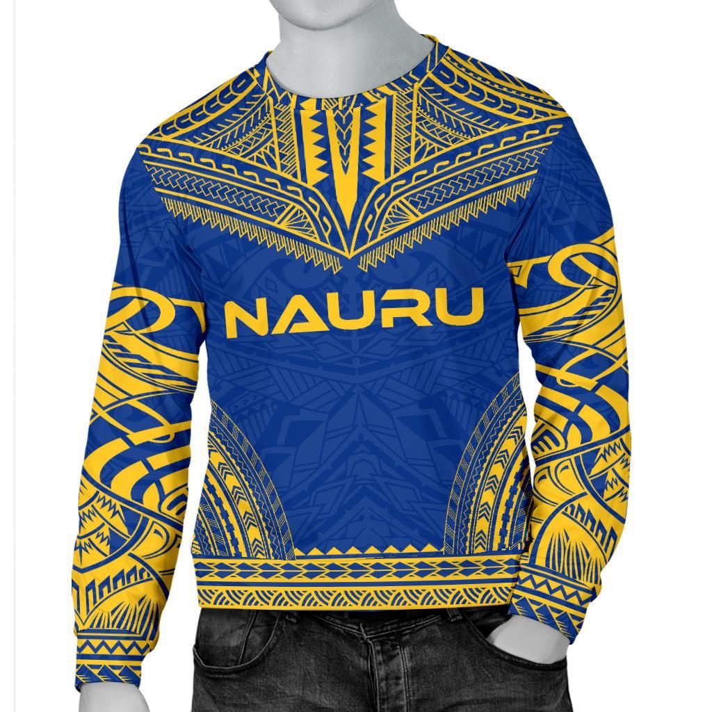 Nauru Sweater - Polynesian Chief Flag Version - Polynesian Pride