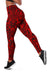 Polynesian Kakau Turtle Red Hawaii Women's Leggings AH - Polynesian Pride