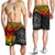 Vanuatu Polynesian Shorts (Men) - Reggae Turtle RED - Polynesian Pride