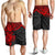 Cook Islands Polynesian Shorts (Men) - Red Turtle - Polynesian Pride