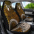 Cook Islands Custom Personalised Car Seat Covers - Polynesian Boar Tusk - Polynesian Pride