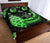 Hawaii Hibiscus Map Polynesian Quilt Bed Set Green - Polynesian Pride