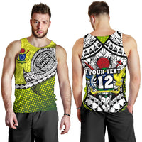 (Custom Personalised) Cook Islands Rugby Men's Tank Top Version Special - Polynesian Pride