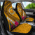 Hawaii Car Seat Covers - Kanaka Maoli With Hibiscus On Polynesian Patterns (YELLOW) - Polynesian Pride