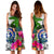 Northern Mariana Islands Midi Dress White - Turtle Plumeria Banana Leaf - Polynesian Pride