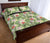 Hawaii Quilt Bed Set Tropical Hibiscus Plumeria Green AH - Polynesian Pride