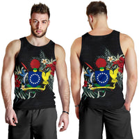 Cook Islands Hibiscus Men'S Tank Top - Polynesian Pride