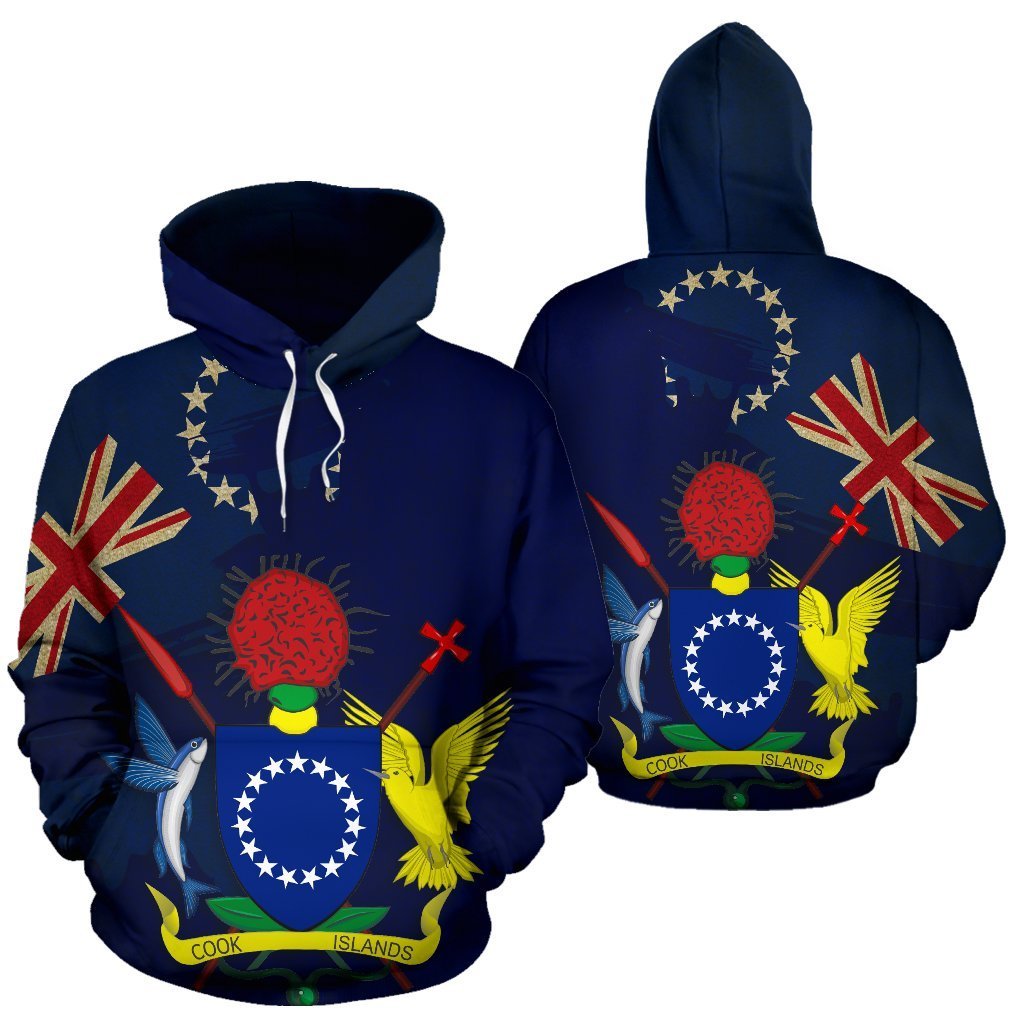 Cook Islands Royal All Over Hoodie - Polynesian Pride