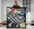 FSM Polynesian Premium Quilt - Summer Plumeria (Black) - Polynesian Pride