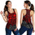 Samoa Polynesian Racerback Tank (Women) - Red Turtle Flowing - Polynesian Pride