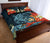 Hawaii Turtle Shark Manta Ray Hibiscus Plumeria Quilt Bed Set - Polynesian Pride