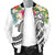 Kosrae Polynesian Men's Bomber Jacket - Summer Plumeria (White) - Polynesian Pride