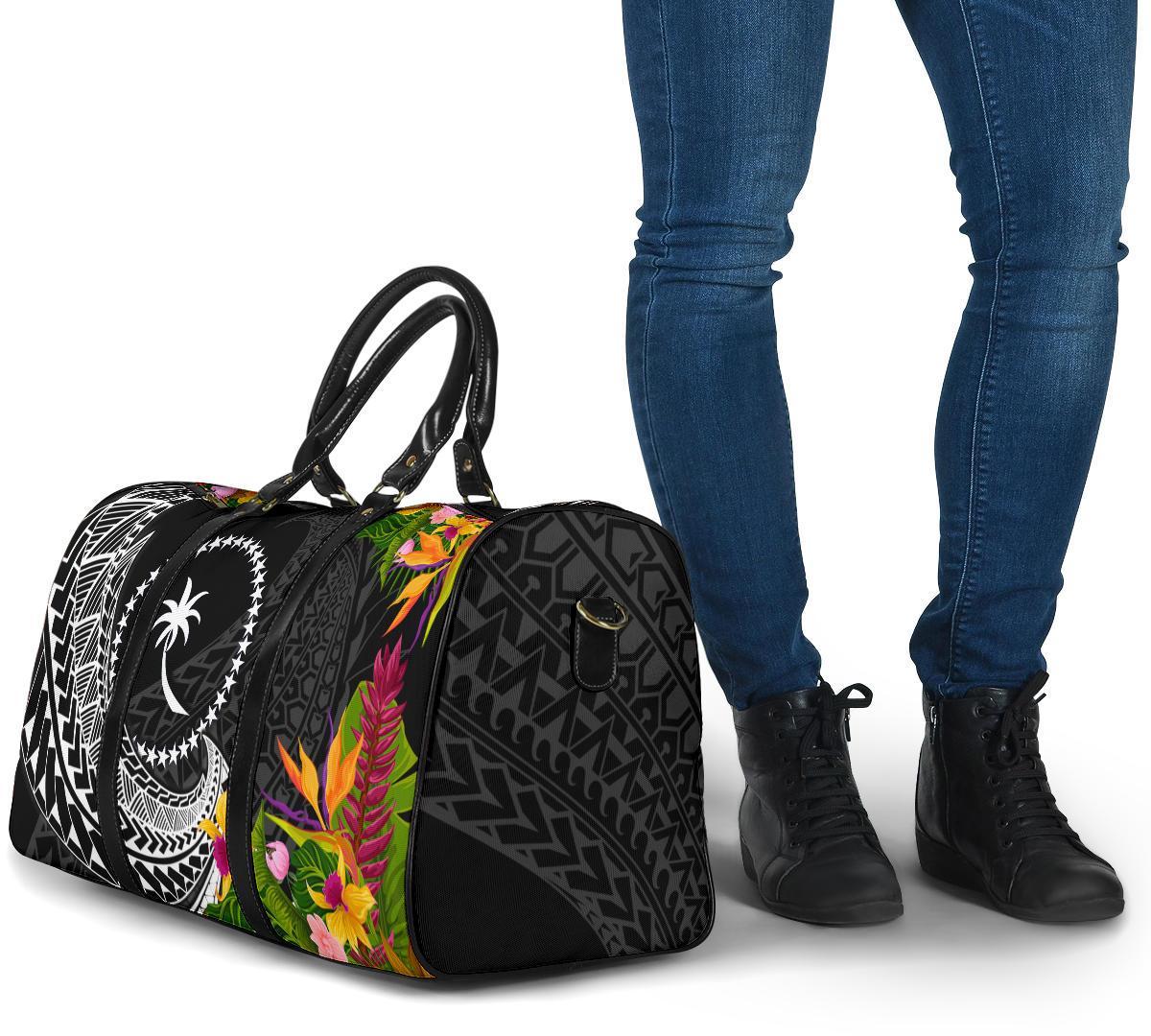 Chuuk State Travel Bag - Seal Spiral Polynesian Patterns - Polynesian Pride