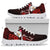 Niue Polynesian Custom Personalised Sneakers - Coat Of Arm With Hibiscus - Polynesian Pride