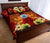 Federated States Of Micronesia Quilt Bed Sets - Tribal Tuna Fish Orange - Polynesian Pride