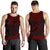 Fiji Men's Tank Top - Polynesian Chief Red Version - Polynesian Pride