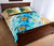 Hawaii Fresh Beach Turtle Plumeria Quilt Bed Set - AH - Brian Style - Polynesian Pride