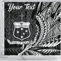 Samoa Shower Curtains - Custom Personalised Wings Style - Polynesian Pride