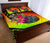 Yap Quilt Bed Set - Polynesian Hook And Hibiscus (Raggae) - Polynesian Pride