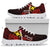 Hawaii Polynesian Sneakers - Coat Of Arm With Hibiscus - Polynesian Pride