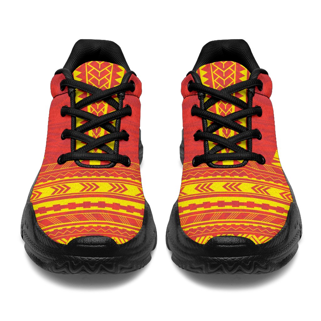 New Caledonia Chunky Sneakers - Polynesian Chief Flag Version - Polynesian Pride