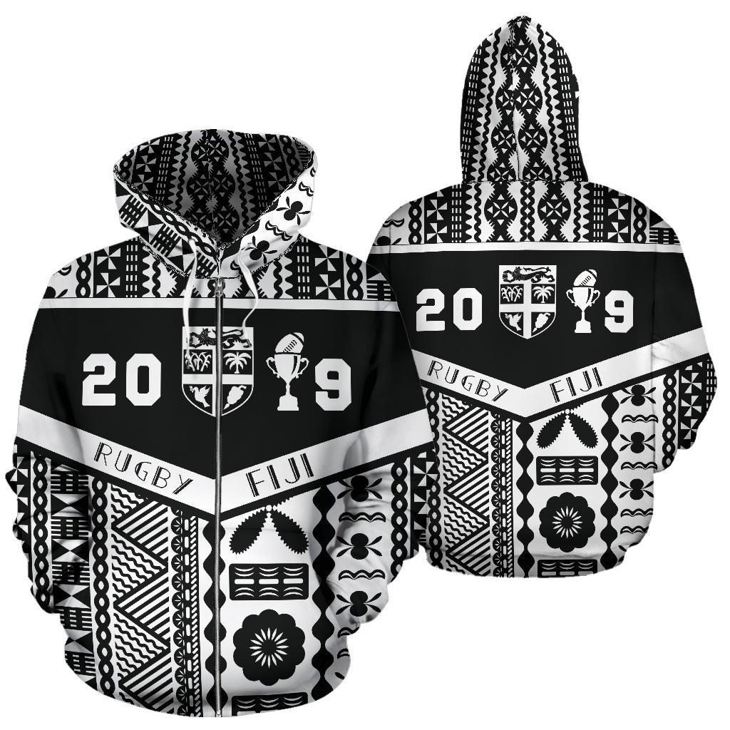 Fiji Win 2019 Zip up Hoodie - Polynesian Pride